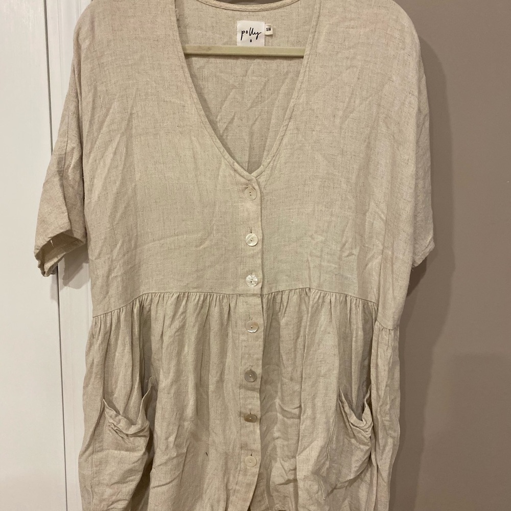 Taupe Princess Polly Swing Dress